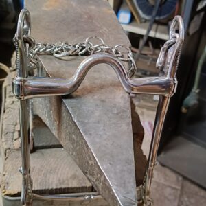 MORSO INOX CON ASTE DRITTE E BOCCA PASSALINGUA